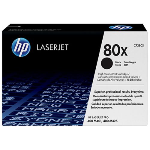 HP CF280X Toner Black 6.900 oldal kapacitás No.80X