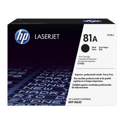 HP CF281A Toner Black 10.500 oldal kapacitás No.81A