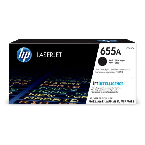 HP CF450A Toner Black 12.500 oldal kapacitás No.655A