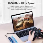 Vention USB-C/M -> RJ45 (gigabit) , adapter