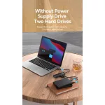 Vention USB 3.0  (táppal, 4-Portos, fekete), 0,15m, Hub