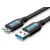 Vention USB-A 3.0/M -> Micro USB-B,  ( PVC,fekete),  2m, kábel