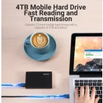 Vention USB-A 3.0/M -> Micro USB-B,  ( PVC,fekete),  2m, kábel