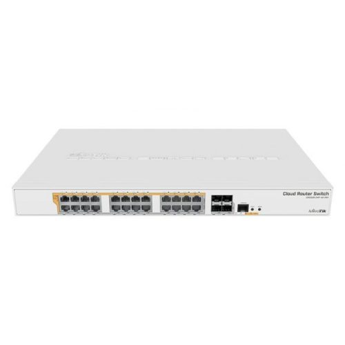 MikroTik CRS328-24P-4S+RM 19 1U 24xGbE PoE LAN (500W) 4x10G SFP+ port Cloud Router Switch