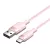 Vention USB-A 2.0/M -> USB-C/M, 1m,(pink,3A), kábel