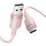 Vention USB-A 2.0/M -> USB-C/M, 2m,(pink,3A), kábel