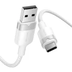 Vention USB-A 2.0/M -> USB-C/M, 2m,(fehér,3A), kábel