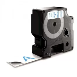   Utángyártott DYMO D1 D53714 24mm x 7m fehér-kék #S0720940