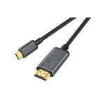 DIGITUS DA-70821 USB C - HDMI A 1,8m szürke video átalakító kábel