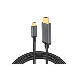 DIGITUS DA-70821 USB C - HDMI A 1,8m szürke video átalakító kábel