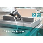 DIGITUS DA-81002 RJ45/USB 1D/2D kézi vonalkódolvasó USB kit állvánnyal