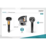 DIGITUS DA-81002 RJ45/USB 1D/2D kézi vonalkódolvasó USB kit állvánnyal