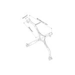 DIGITUS DA-90347 Lyukak nélküli VESA 75/100 monitor fali konzol