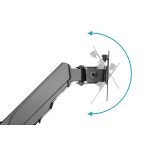 DIGITUS DA-90396 Gázrugós fali univerzális VESA 75/100 1-es fekete monitor tartó konzol