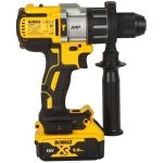 DEWALT Ütvefúró-csavarozó, 18V XR, 2x5Ah