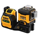 DEWALT Keresztlézer, 12/18 V XR, 3x360 vonal, zöld, 2Ah