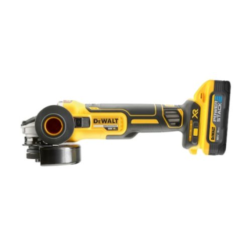 DEWALT Sarokcsiszoló, 18V, XR, szénkefe nélküli, 125mm
