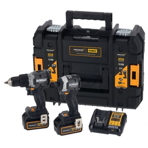DEWALT Készlet, McLaren, 18V XR, 2x5Ah, szénkefe nélküli