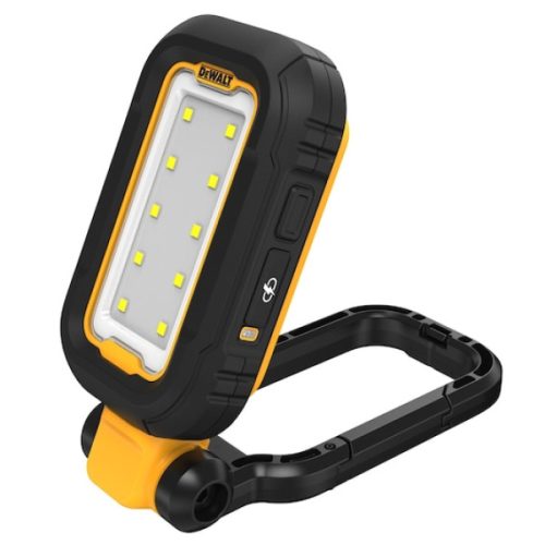 DEWALT LED-Lámpa, USB-C, tölthető, kompakt, mágneses talp