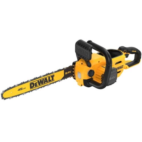 DEWALT Láncfűrész, 54V XR FLEXVOLT, 45cm vezető, akkumulátor és töltő nélkül
