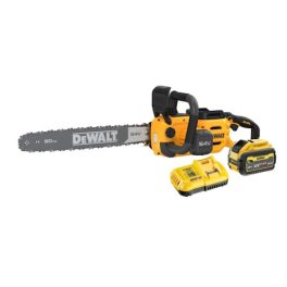   DEWALT Láncfűrész, 54V XR FLEXVOLT, 50cm, 1×3Ah/9Ah akkumulátorral és töltővel