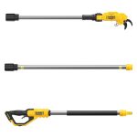 DEWALT Magassági ágvágó, 18V XR, 20cm láncvezetővel, akkumulátor és töltő nélkül