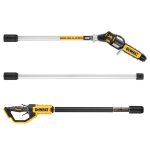 DEWALT Magassági ágvágó, 18V XR, 20cm, 1×5Ah akkumulátorral és töltővel