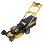 DEWALT Önjáró fűnyíró, 2×18V XR, 53cm, akkumulátor és töltő nélkül