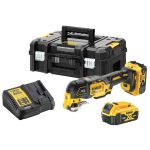 DEWALT Multiszerszám, 18V XR, kefe nélküli, 2x5Ah, töltő