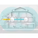 TP-LINK MESH DECO M9 PLUS (2-PACK) AC2200 WiFi Unit