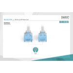 DIGITUS DK-1511-030 Cat.5e U/UTP PVC 3m szürke patch kábel