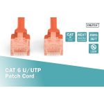 DIGITUS DK-1617-010/R Cat.6 U/UTP LSZH 1m piros patch kábel