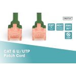 DIGITUS DK-1617-050/G Cat.6 U/UTP LSZH 5m zöld patch kábel