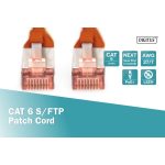 DIGITUS DK-1644-010/R Cat.6 S/FTP LSZH 1m piros patch kábel