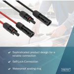 DIGITUS DK-SCEC64-0050 Solar 4mm 1500V DC XLPO napelemes kültéri kábelhosszabbító MC4 csatlakozóval 5m