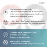 DIGITUS DK-SCEC64-0050 Solar 4mm 1500V DC XLPO napelemes kültéri kábelhosszabbító MC4 csatlakozóval 5m