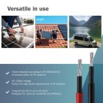 DIGITUS DK-SCEC64-0050 Solar 4mm 1500V DC XLPO napelemes kültéri kábelhosszabbító MC4 csatlakozóval 5m