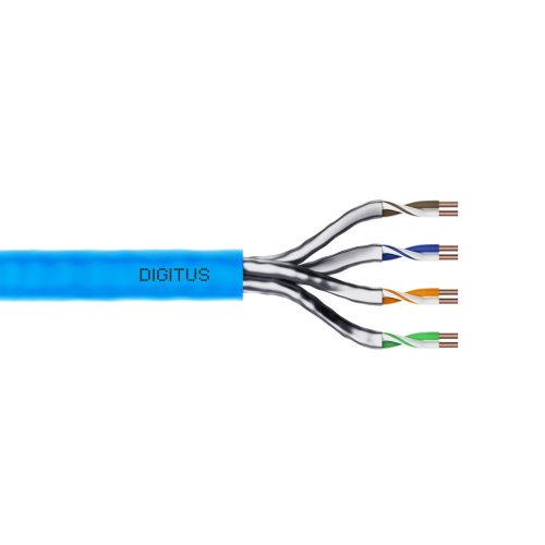 DIGITUS DK-1623-A-VH-305 Cat.6A U/FTP 500MHz LSZH 305m dobozos kék fali kábel