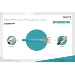 DIGITUS DK-1623-A-VH-305 Cat.6A U/FTP 500MHz LSZH 305m dobozos kék fali kábel