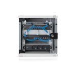 DIGITUS DN-10-05U-1 10 6U 330x312x300mm üvegajtós szürke fali rack szekrény