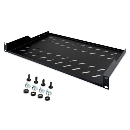 DIGITUS DN-19 TRAY-1-SW 19"" 1U 250mm mély fekete fix polc