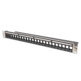   DIGITUS DN-91411-LF 19 1U 24port ABS moduláris üres patch panel