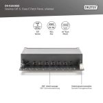 DIGITUS DN-91608SD Cat.6 8port asztali fekete árnyékolt patch panel