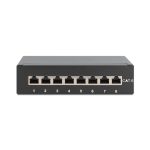 DIGITUS DN-91608SD Cat.6 8port asztali fekete árnyékolt patch panel