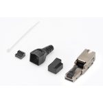 DIGITUS DN-93636 Szerszám nélkül közvetlenül szerelhető árnyékolt hajlítható dugó Cat.6A kábelekhez