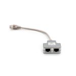 DIGITUS DN-93904 Cat.5e árnyékolt RJ45/RJ45 LAN-LAN lengő Y elosztó
