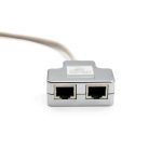 DIGITUS DN-93904 Cat.5e árnyékolt RJ45/RJ45 LAN-LAN lengő Y elosztó
