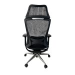 Aarven Fekete/kék, 4D kartámlás, deréktámlás, kihúzható lábtámlás,  Irodai forgószék