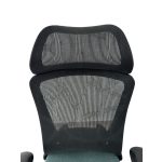 Aarven Fekete/kék, 4D kartámlás, deréktámlás, kihúzható lábtámlás,  Irodai forgószék