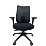 Aarven, Fekete, 4D kartámlás, deréktámaszos, Irodai forgószék